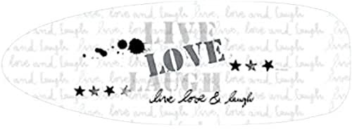 MSV, Housse de Rechange pour Table à Repasser 100% Coton avec Cordons, Housse Universelle, Rembourrage en Polyester, Lavable à 40 °, Coloris Love, 145x61cm