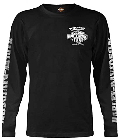Harley-Davidson Herren 30295296 Shirt (1er Pack)