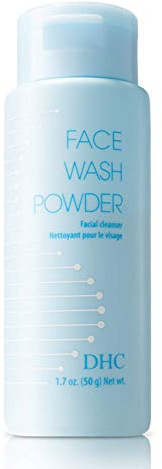 DHC Gesichtsreinigungspuder, Gesichtsreiniger, Peeling, feuchtigkeitsspendend, Farbstoff und parfümfrei, vegan, reisefreundlich, botanisch, 50 g