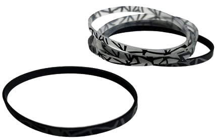 MODERN-TWIST, Strechy Silicone Link Bracelet Bands for Wrist and Hair, Set of 6, Variety Pack