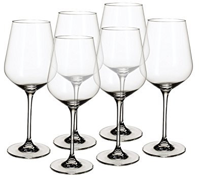 Villeroy boch la divina &bordeaux calice - 6 pièces