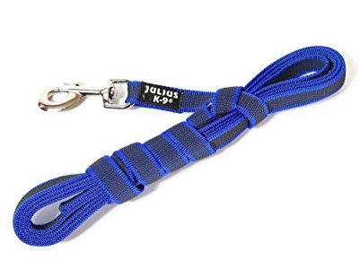 Julius K-9 Color & Gray 216GM-B-S3 Gummerat Koppel, Blå, 20 mm x 3 m