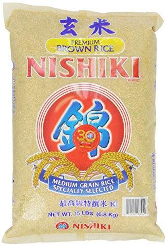 Nishiki Premium Brown Rice, 15-Pounds Bag