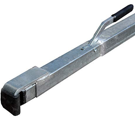 Spannbrett, 1,92-2,72 m Zwischenwandverschluss Klemmbalken Sperrbalken, Sperrlatte, Ladungssicherung und Transportsicherung für PKW LKW Anhänger und Transporter