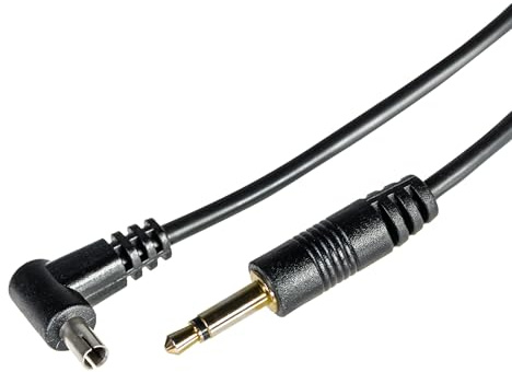 Walimex Synchrokabel - 17 x 8 x 4200 mm - mit Klinkenstecker 3,5 mm und X-Kontakt - für Blitzkabel für Blitzgerät Studioblitzleuchte
