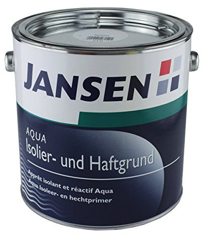 Jansen Aqua Isolier- und Haftgrund, 2,5 in weiß seidenglanz
