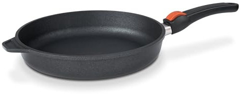 SKK 52814 Series 7 Bratpfanne – Energiesparende Aluguss-Pfanne mit abnehmbarem Griff, PFOA-frei, induktionsgeeignet, backofenfest – 6 cm hoher Rand, Ø 28 cm