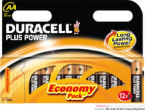 duracell-power Plus AAA Batteries Cylindrical, -20 – 54 °C 5 – 0030 °C, AA, Alkaline, Black) 