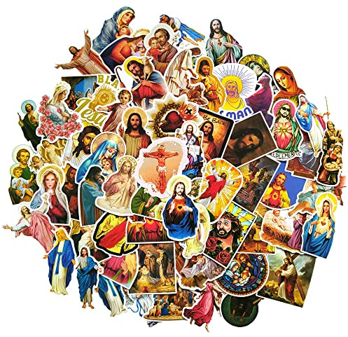 Aufkleber Bibel katolisch Jesus Aesthetic Sticker Religion Maria Jesus Religion katolisch Aufkleber Religionsaufkleber stickers für Agenda Bullet Journal Laptop