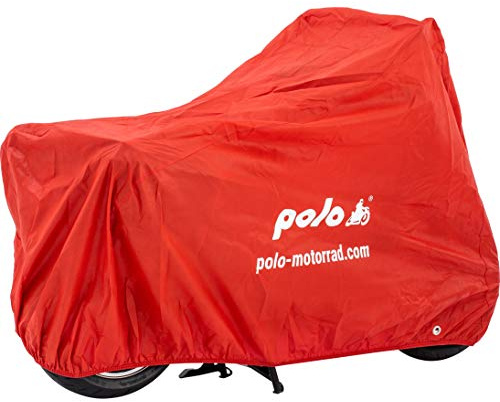 Polo Staubabdeckplane für Motorrad/Roller – Rot – Indoor – Polypropylen