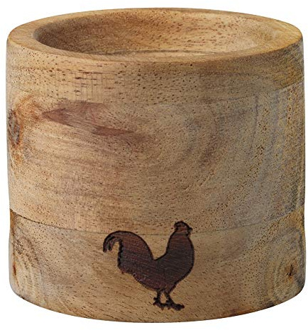 Räder Eierbecher Set rund Hahn mit Löffel