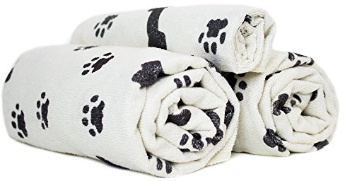 Zwipes 779 Microfiber 5-Pack Small Pet Cloths (Size: 16 x 16), Soft Terry Drying Cleaning Towels
