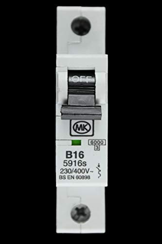 MK Electric Sentry 16A Single Pole Type B MCB