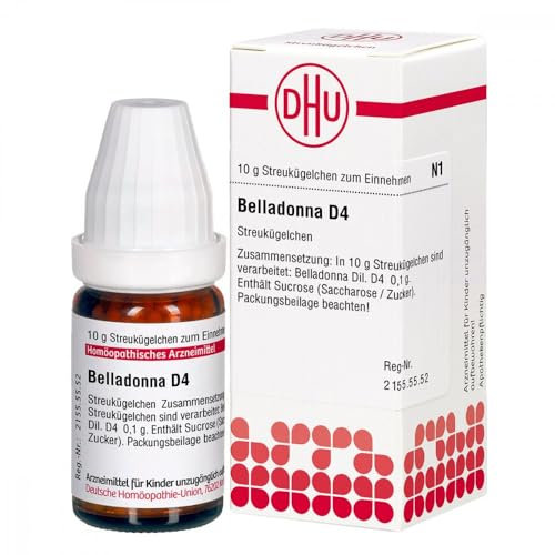 Belladonna D4 DHU Globuli, 10 g Globuli
