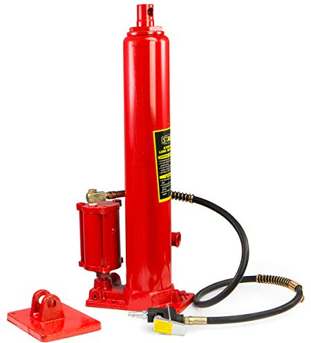 XtremepowerUS 8 Ton Air/Hydraulic Long Ram Jack Piston Ram Air Pump Cherry Crane Shop Engine Hoist Lift, Engine Lifts, Garage/Shop Cranes, Mechanical & Farm Applications