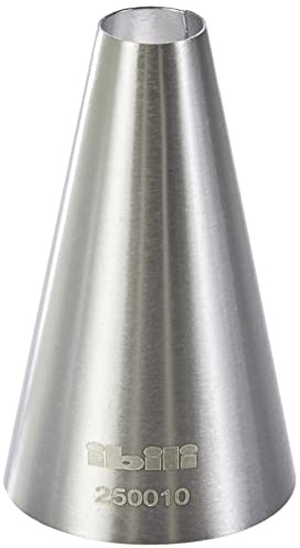 Ibili 250010 Spitze für Spritzbeutel, rund, glatter Oberfläche, 10 mm