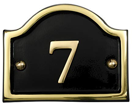 Brass Bridge House Number (Number 7)