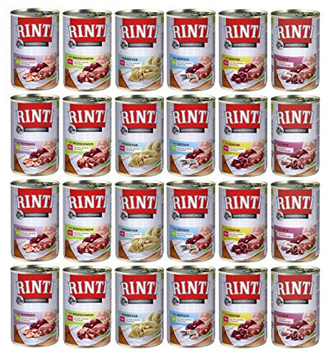 Rinti Hundefutter Nassfutter Mischpaket Multipack 2 (24x400g)
