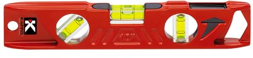 Kapro K923-10/25 - NIVEL PARA CONSTRUCCION. 3 BURBUJAS. MAGNETICO. SISTEMA Plumb site vial view - 25 cm