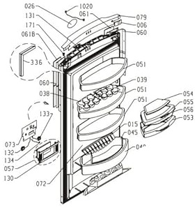 CARTE BOARD REP 057 pour REFRIGERATEUR GORENJE - 151372