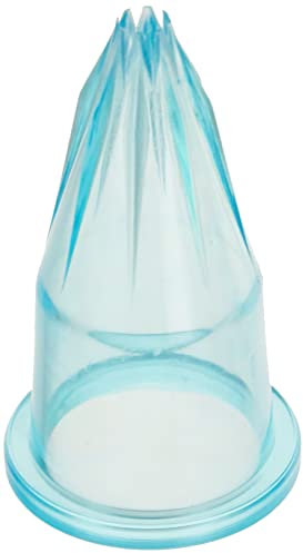 Silikomart |Set 12 Bocchette in Policarbonato per Sac a Poche, Foro per Decorazioni a Stella + Tonde, Made in Italy