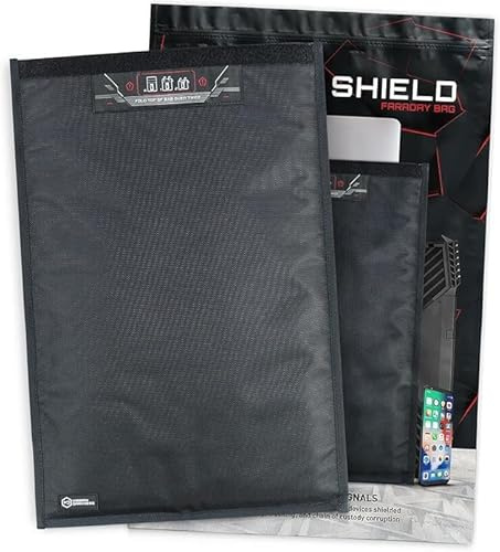 Mission Darkness Non-Window Faraday Bag for Laptops // Device Shielding for Law Enforcement, Military, Executive Privacy, EMP Protection, Travel & Data Security, Anti-hacking & Anti-tracking Assurance