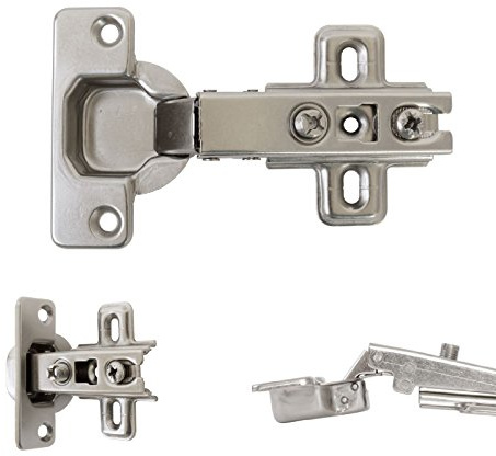 10x 35mm Slide-On One Way Hinge Kitchen Cupboard Cabinet Door Inset 110° Degree