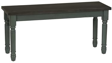 Powell Furniture Willow Dining Bench, Multicolor, 40”W x 14.02”D x 18.31”H