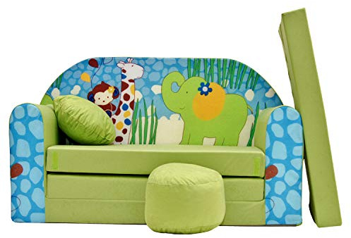Kindersofa Spielsofa Minicouch aus Schaum Kindersessel Kissen Matratze Farbwahl (39)