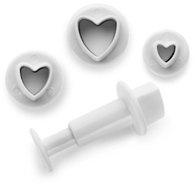IBILI 788408 Set 3 CORTADORES con EXPULSOR Corazon