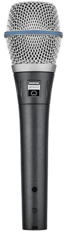 Shure BETA87C Cardioid Condenser Microphone for Handheld Vocal Applications,Gray