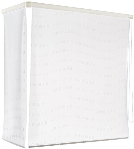 ECO-DuR 4024879003104 Kassetten ECK Duschrollo 137 x 62 cm weiß - Shower weiß