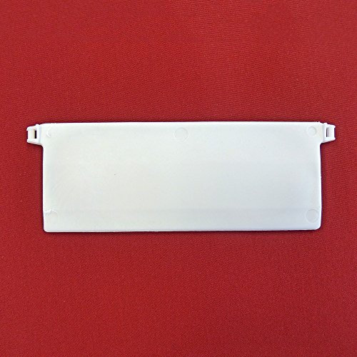 Easy-Shadow - 80 Stück Beschwerungsplatten Gewicht für Lamellenvorhang Stofflamellen Breite 127 mm – Vertikal Lamellen Vorhang / Vertikal Jalousie / Vertikaljalousie / Vertikal-Anlage / Vertikalanlage / Vorhang-Lamellen 127mm - weiß