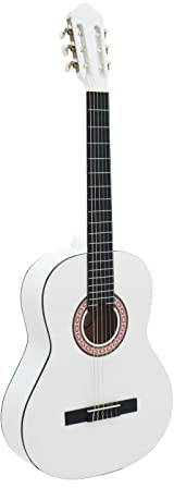 DIMAVERY AC-303 Klassikgitarre, weiß | Klassische Gitarre 4/4