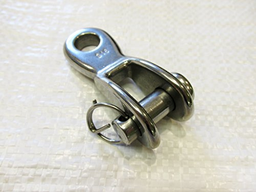 Toggle Rigging Link Stainless Steel 16MM (Fork Jaw Shackle Cable Wire Connector)