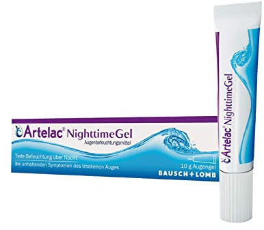 Artelac Nighttime Gel, by Bausch Plus Lomb, Night Time Eye Gel for Dry Eyes, Long-Lasting Relief for Irritated, Gritty, Carbomer Eye Gel, 10g