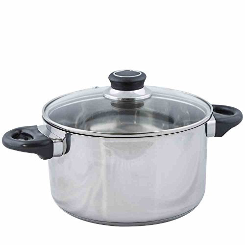 Krüger Karl Denver-Olla para Carne (Acero Inoxidable, 3 L), Plateado, 20 cm, 6