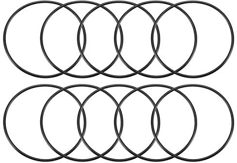 sourcing map O Ringe Dichtungsringe 75x70x2,5mm NBR 10 Stück | Wasserhahn Spülventile Waschbecken Duschablauf Hydraulik Rohrschlauch Rund Gummi Dichtung O Ring Seals Unterlegscheibe