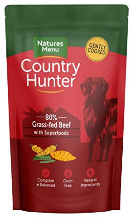 Country Hunter Dog Food Pouch Grass Grazed Beef (6 x 150g)