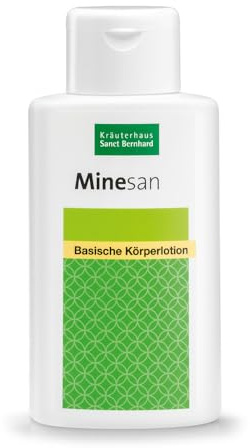 Sanct Bernhard Minesan Basische Körperlotion mit Hamamelis, Kamille, Melisse, Makadamiaöl 250 ml