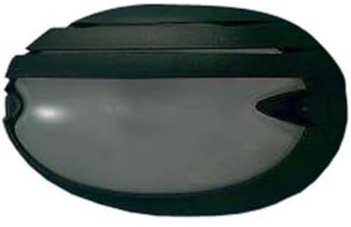 Prisma Chiv 005707 - Plafoniera da parete con griglia nera, lampada esclusa