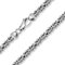 Materia Königskette Silber Herren 925 5mm rhodiniert K35-50 cm