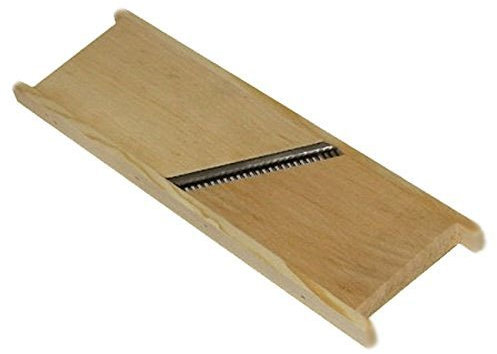 rukauf Râpe à légumes en bois Largeur de coupe 2 mm 23 x 7 cm