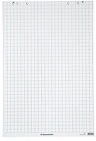 Soennecken Flipchartblock kariert gerollt 80g Nr. 1138, 20 Blatt, PA=5St, 67x99cm