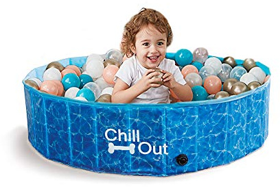 All for Paws 8001 Chill Out - Splash und Fun - Hundepool mittel - 120 cm
