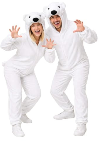 Seruna F24 Größe des Eisbär-Kostüms M, L und XL, geeignet für Normale Kleidung