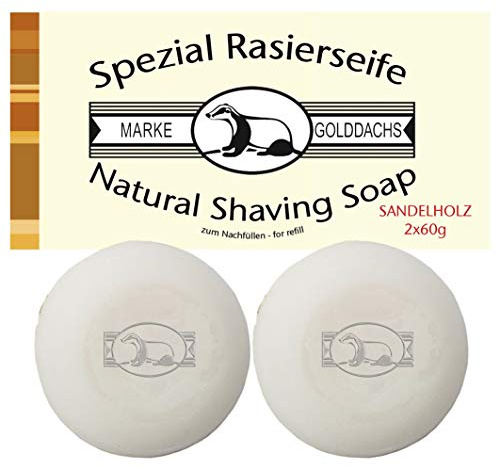 Rasierseife Sandelholz 2er Nachfüllpackung