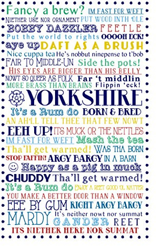 Ulster Weavers Yorkshire Born & Bred Cotton Tea Towel