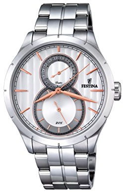 Festina Herren-Armbanduhr Analog Quarz Edelstahl F16891/2