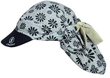 Chaskee Visor Snap Cap Happy Flowers, One Size, grau-schwarz